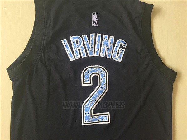 Camiseta Diamonds Editon Cleveland Cavaliers Kyrie Irving #2 Negro